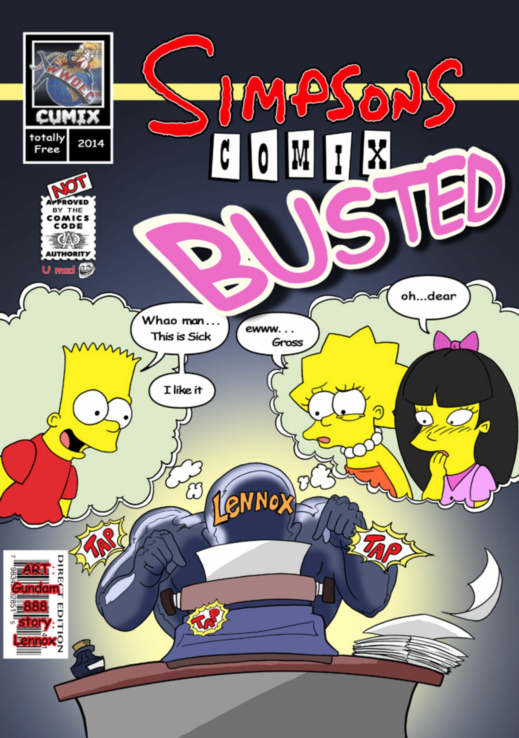 simpsons cartoon porn pics Busted (The Simpsons) [Gundam888] nHentai Comics