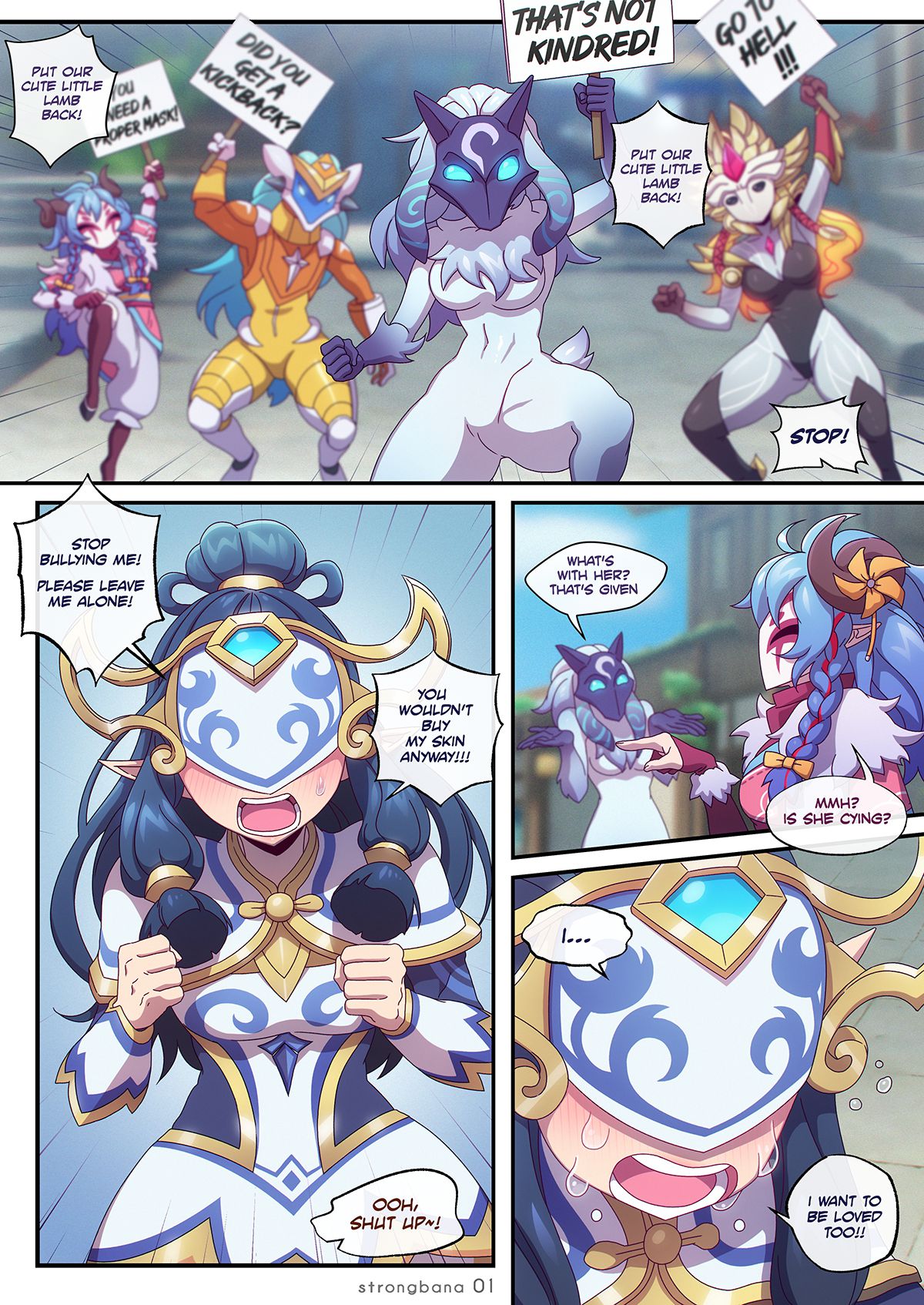 Kindred League of Legends Strong Bana nHentai Comics 